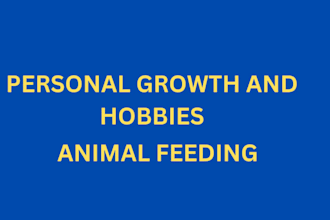 give a tabular feed for your animal