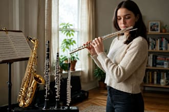 record professional live saxophone flute piccolo oboe and clarinet