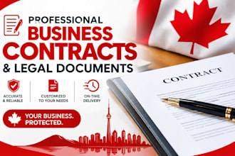 draft professional business contracts and legal documents