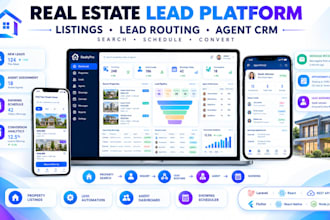 build real estate listing software with lead routing and agent dashboards