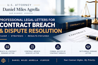 prepare an attorney drafted contract breach dispute letter