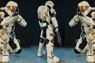 3d cosplay model cosplay armor creation 3d helmet model 3d shield for 3d print