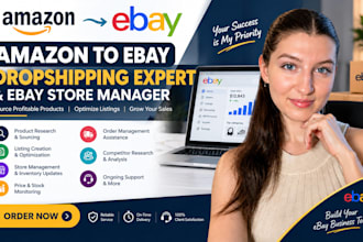 be your amazon to ebay dropshipping expert and ebay store manager