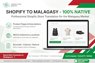translate your shopify store into natural malagasy language