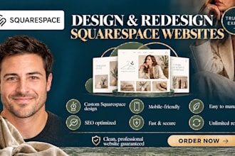 design or redesign an SEO optimized squarespace website