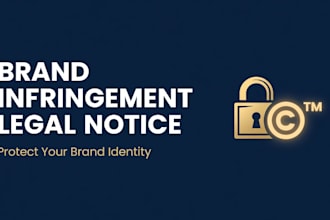 prepare a powerful online brand infringement legal notice