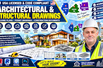 create architectural and structural drawings in illinois, virginia, washington