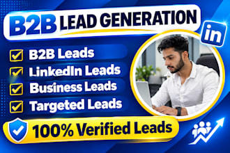 do lead generation, find email address contact info by web and linkedin research