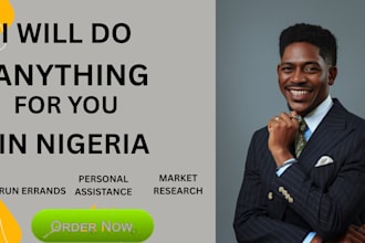do anything for you in nigeria, errands, research and virtual assistance