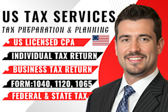 handle US personal and business tax preparations