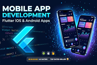 mobile app development android ios app, building mobile app flutter developer