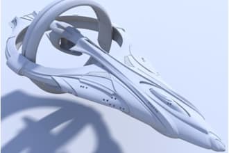 create custom 3d spaceship models for sci fi games and cinematic projects