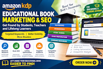 optimize educational books with amazon KDP SEO and keyword research