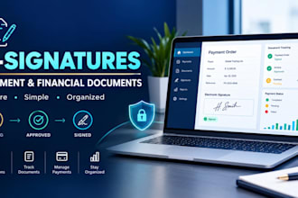 set up electronic signatures for financial documents