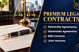 draft a robust business partnership contract and b2b