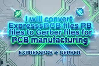 convert expresspcb files to gerber files for manufacturing