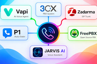 fix, build sip trunk vapi 3cx zadarma voip p1 autodialer pbx jarvis ai, freepbx