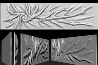 create custom 3d architectural relief models for cnc and 3d printing