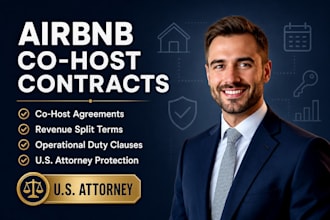 prepare your airbnb co host and rental management contract