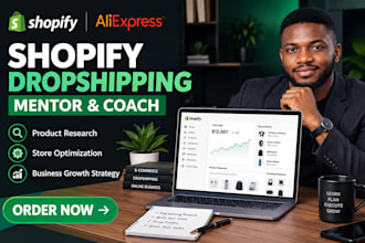 coach you on shopify product research and dropshipping strategy