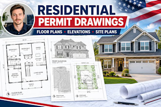 create residential permit drawings and construction plans