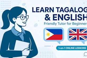 teach tagalog and english conversation for the beginning