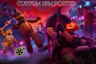 create custom sfm posters and thumbnail for you