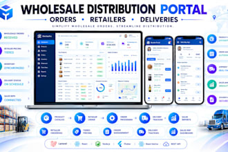 build wholesale ordering software with retailer portal and delivery tracking