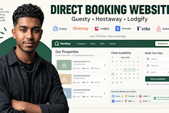 build guesty direct booking vacation rental hostaway lodgify smoobu vrbo website