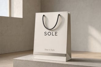 design modern branded shopping bags for your company