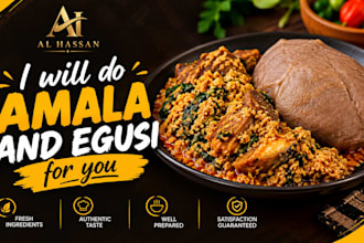 cook amala and egusi with ewedu