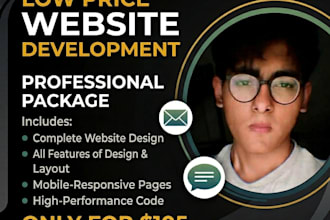 create a modern and responsive website at a affordable price
