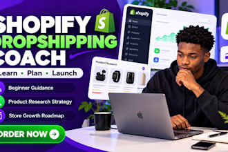 be your shopify dropshipping mentor and shopify coach