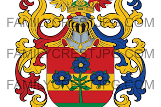 design professional family crest, coat of a
