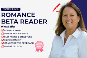 beta read your romance, fantasy novel, plot holes and character development