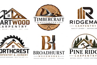 design a professional carpenter, woodworking, woodwork, joinery carpentry logo