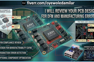 review your pcb design for dfm and manufacturing errors
