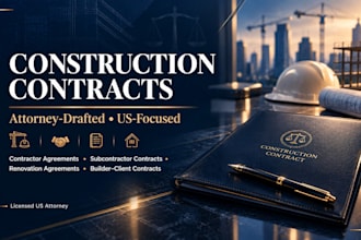 draft an ironclad US construction and contractor agreement