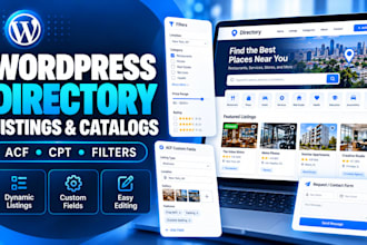 build a dynamic wordpress directory, listing or product catalog