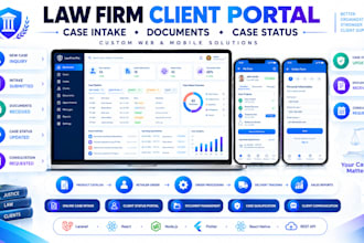 build personal injury case intake software with a client portal