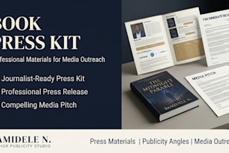 create a media ready book press kit for journalist outreach