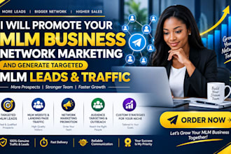 promote your MLM business, network marketing, MLM leads and MLM traffic