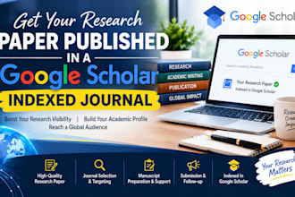 write and publish papers to google scholar indexed journals