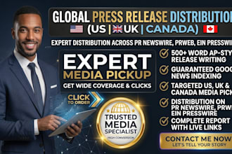 pr newswire ein presswire US UK canada press release writing and distribution