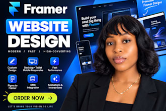 design and build a responsive framer website, framer cms, framer consultation