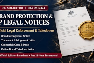draft a powerful trademark infringement legal demand letter