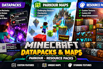 create minecraft datapacks parkour maps and resources parks