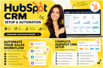 implement, set up and integrate hubspot CRM for your business