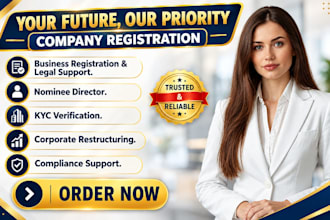 help with trusted nominee director service with company registration worldwide