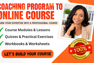 turn your coaching program into a professional online course